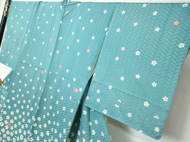 平和屋着物●訪問着　舞花文　金彩　正絹　逸品　DABI9206ud