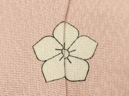 平和屋着物●訪問着　草花文　正絹　逸品　DABI9209ud