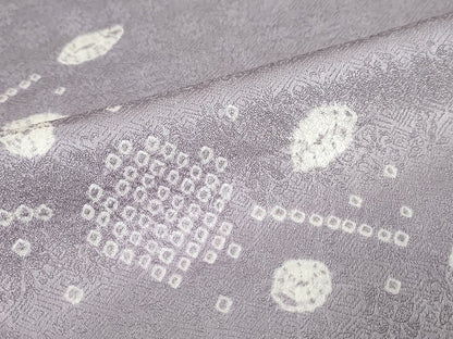 平和屋着物●訪問着　絞り　刺繍　辻が花　金糸　正絹　逸品　未使用　DABI9212ud