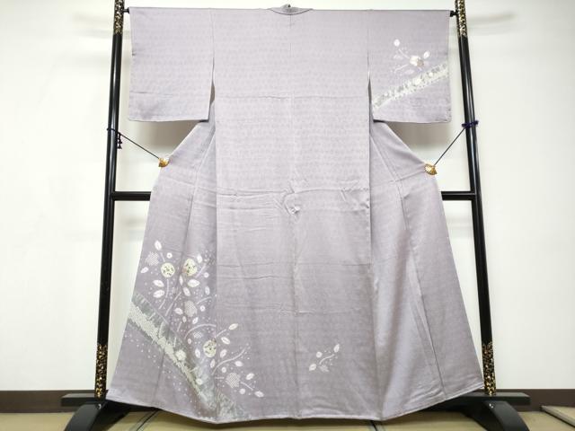 平和屋着物●訪問着　絞り　刺繍　辻が花　金糸　正絹　逸品　未使用　DABI9212ud