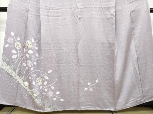 平和屋着物●訪問着　絞り　刺繍　辻が花　金糸　正絹　逸品　未使用　DABI9212ud