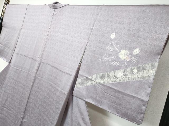 平和屋着物●訪問着　絞り　刺繍　辻が花　金糸　正絹　逸品　未使用　DABI9212ud