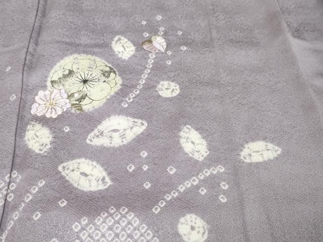 平和屋着物●訪問着　絞り　刺繍　辻が花　金糸　正絹　逸品　未使用　DABI9212ud