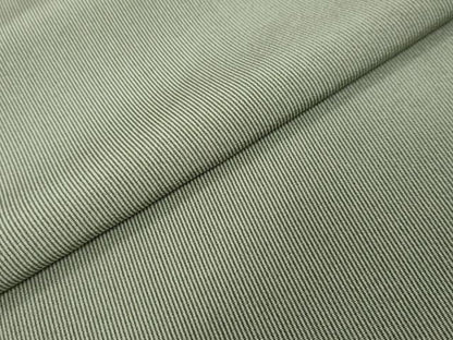平和屋着物●小紋師　大島操　江戸小紋　万筋　深川鼠色×白色　正絹　逸品　DABI9223ud