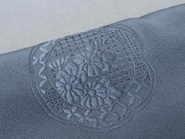 平和屋着物●中国三大刺繍　スワトウ刺繍　汕頭刺繍　総刺繍　訪問着　花絵皿文　暈し染め　正絹　逸品　DABI9226ud
