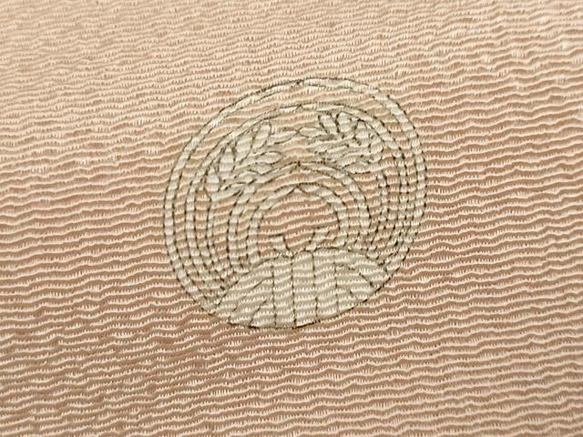平和屋着物●豪華色留袖　花鳥文　鬼しぼ縮緬　正絹　逸品　DABI9233ud