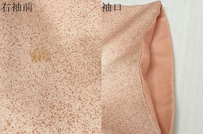平和屋着物●訪問着　草花文　暈し染め　金彩　正絹　逸品　DABI9239ud