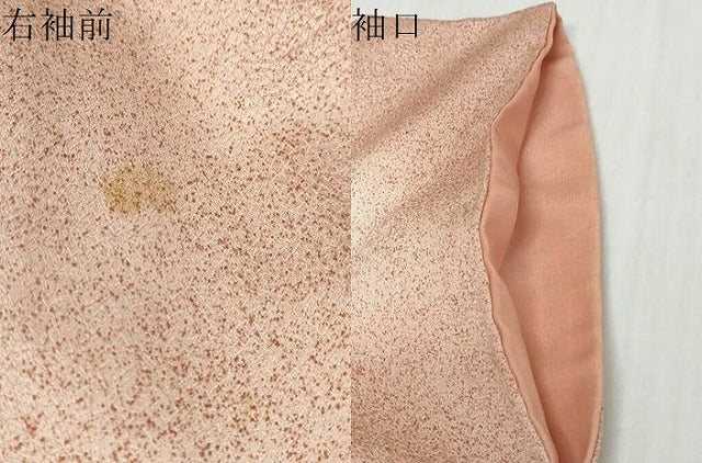 平和屋着物●訪問着　草花文　暈し染め　金彩　正絹　逸品　DABI9239ud