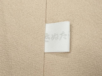平和屋着物●訪問着　駒刺繍　吉祥草花文　暈し染め　金彩　正絹　逸品　DABI9244ud