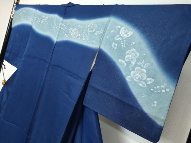 平和屋着物●訪問着　辻が花　金通し地　正絹　逸品　DABI9252ud