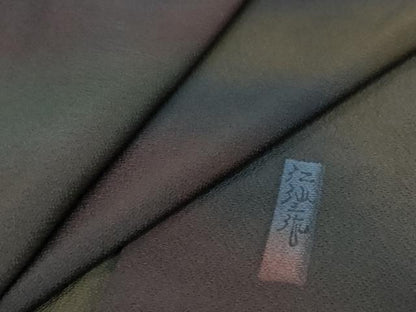平和屋着物●前田仁仙　仁仙更紗　小紋　霞文　暈し染め　正絹　逸品　DABI9258ud