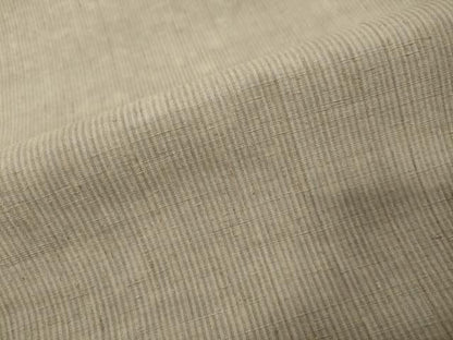 平和屋着物●結城紬　想川桜染　縞　証紙付き　正絹　逸品　DABI9263ud
