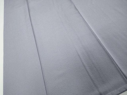 平和屋着物●上質な色無地　藤納戸色　ロング丈　正絹　逸品　未使用　DABI9277ud