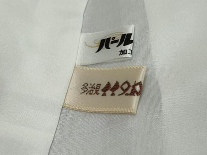 平和屋着物●上質な色無地　藤納戸色　ロング丈　正絹　逸品　未使用　DABI9277ud