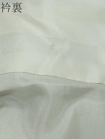 平和屋着物●結城紬　間道　正絹　逸品　DABI9285ud