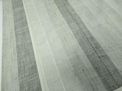 平和屋着物●結城紬　間道　正絹　逸品　DABI9285ud