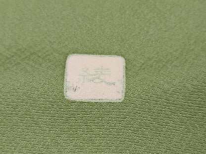 平和屋着物●訪問着　友禅　作家物　枝花文　正絹　逸品　DABI9300ud