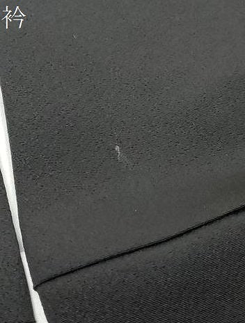 平和屋着物●訪問着　作家物　更紗花唐草文　黒地　金彩　鈴乃屋扱い　正絹　逸品　DABI9303ud
