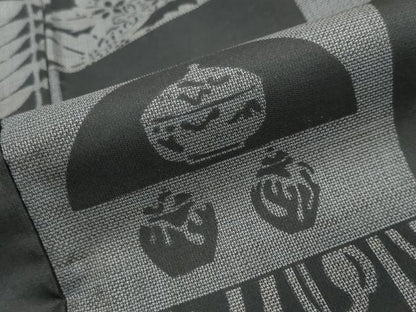 平和屋着物●本場染大島紬　横段草花文　さが美扱い　正絹　逸品　DABI9307ud