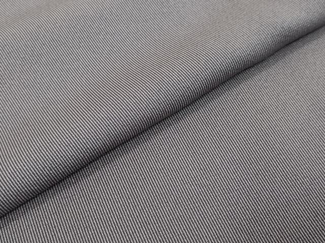 平和屋着物●江戸小紋　万筋　青紫色×白色　正絹　逸品　DABI9309ud