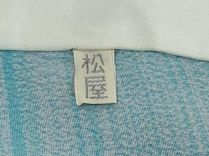 平和屋着物●訪問着　背抜き仕立て　作家物　ろうけつ染め　風景樹林文　正絹　逸品　DABI9314ud