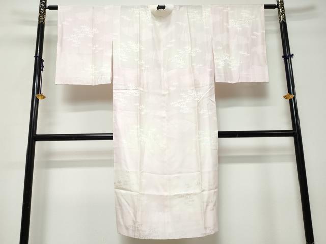 平和屋着物●長襦袢　無双仕立て　笹竹文　暈し染め　正絹　逸品　DABI9329ud