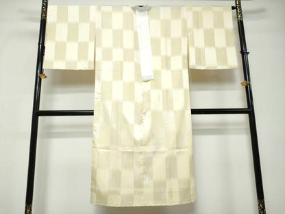 平和屋着物●長襦袢　無双仕立て　舞桜文　洗える着物　DABI9330ud