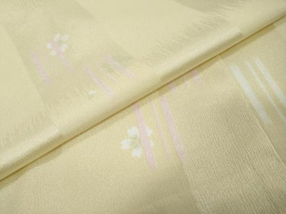 平和屋着物●長襦袢　無双仕立て　舞桜文　洗える着物　DABI9330ud