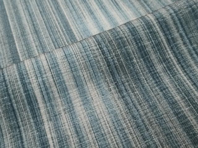 平和屋着物●上質な小紋　変わり縞　正絹　逸品　DABI9334ud