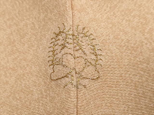 平和屋着物●訪問着　花鳥文　暈し染め　金彩　正絹　逸品　DABI9342ud