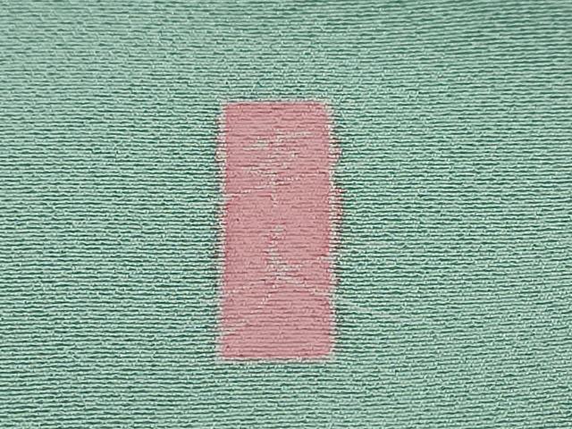 平和屋着物●訪問着　友禅　作家物　枝花文　シルエット　正絹　逸品　DABI9372ud