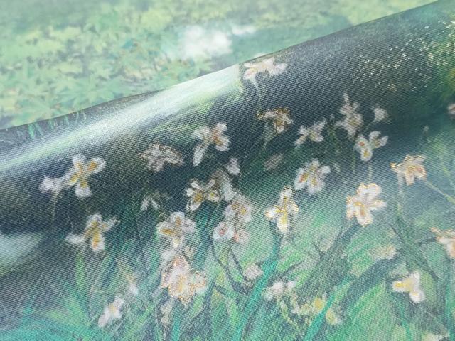 平和屋着物●豪華色留袖　風景草花文　暈し染め　金彩　正絹　逸品　未使用　DABI9385ud