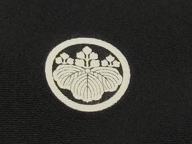 平和屋着物●豪華黒留袖　吉祥御所車花文　金彩　正絹　逸品　DABI9403ud