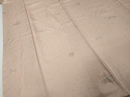 平和屋着物●上質な小紋　流水橘文　正絹　逸品　未使用　DABI9417ud