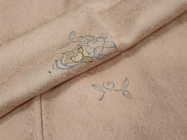 平和屋着物●上質な小紋　流水橘文　正絹　逸品　未使用　DABI9417ud
