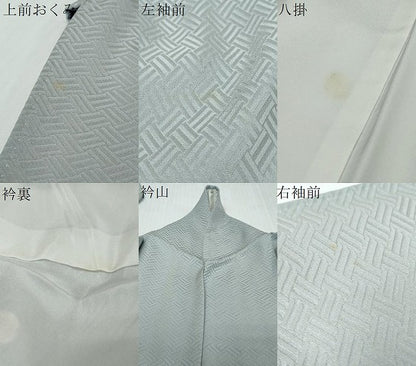 平和屋着物●訪問着　絞り　草花籬文　金彩　正絹　逸品　DABI9421ud