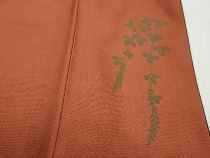 平和屋着物●訪問着　流水枝葉文　正絹　逸品　DABI9424ud