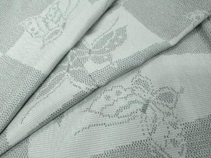 平和屋着物●本塩沢　舞蝶文　やまと誂製　正絹　逸品　未使用　DABI9436ud