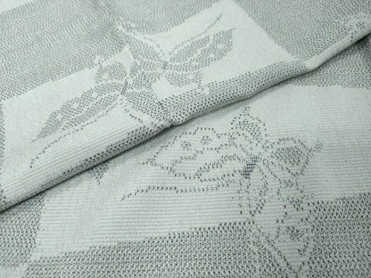 平和屋着物●本塩沢　舞蝶文　やまと誂製　正絹　逸品　未使用　DABI9436ud