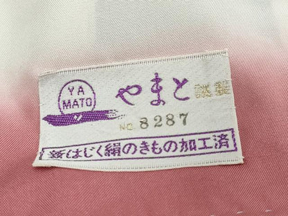 平和屋着物●本塩沢　舞蝶文　やまと誂製　正絹　逸品　未使用　DABI9436ud