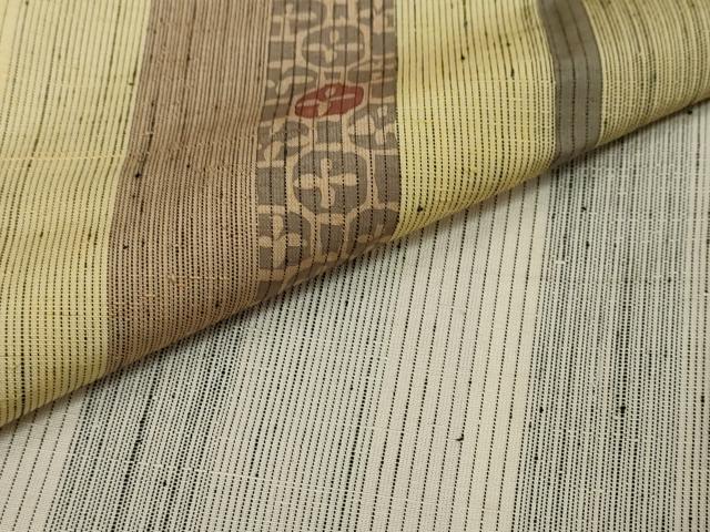 平和屋着物●訪問着　紬地　吉祥花間道　正絹　逸品　DABI9441ud