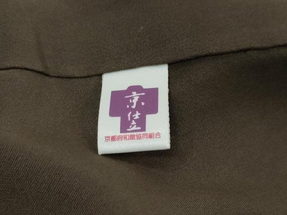 平和屋着物●訪問着　雪輪花文　金彩　正絹　逸品　DABI9461ud