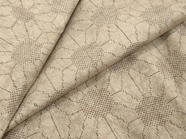 平和屋着物●本場大島紬　7マルキ　麻の葉文様　正絹　逸品　DABI9465ud