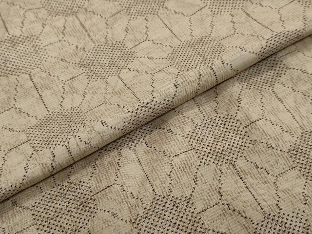 平和屋着物●本場大島紬　7マルキ　麻の葉文様　正絹　逸品　DABI9465ud