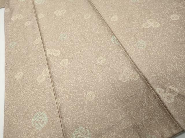 平和屋着物●上質な小紋　作家物　舞花文　正絹　逸品　DABI9468ud