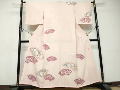 平和屋着物●十日町　名門　滝泰謹製　訪問着　絞り　辻が花　正絹　逸品　DABI9477ud