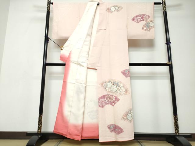 平和屋着物●十日町　名門　滝泰謹製　訪問着　絞り　辻が花　正絹　逸品　DABI9477ud