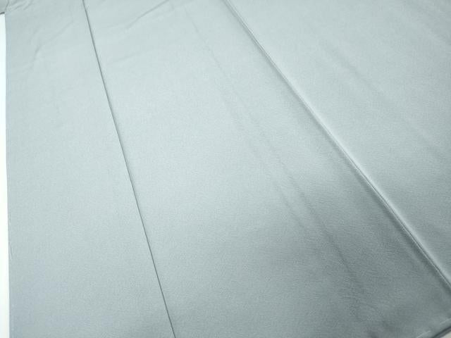 平和屋着物●上質な色無地　紺鼠色　正絹　逸品　未使用　DABI9481ud