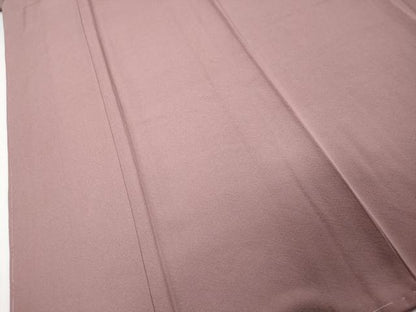 平和屋着物●上質な色無地　浅蘇芳色　正絹　逸品　未使用　DABI9485ud