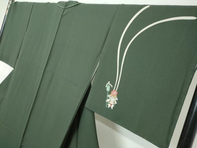 平和屋着物●世界的人形師　辻村寿三郎　ジュサブロー　訪問着　うさぎ　兎　正絹　逸品　DABI9497ud